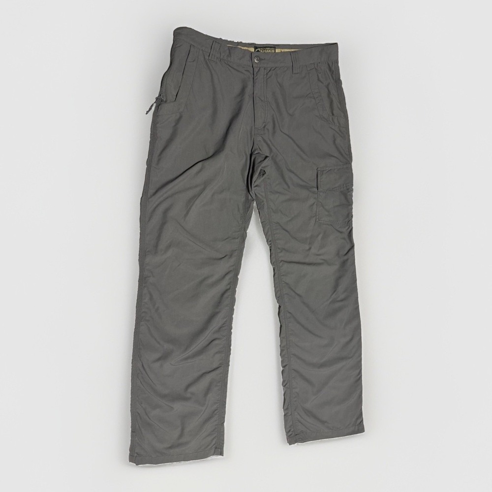 Mountain Khakis Granite Creek Pants Men's 36x34 Gray Nylon Hiking